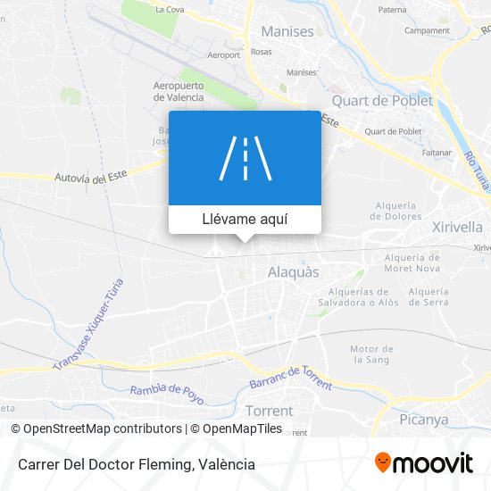 Mapa Carrer Del Doctor Fleming