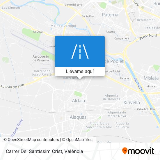 Mapa Carrer Del Santíssim Crist