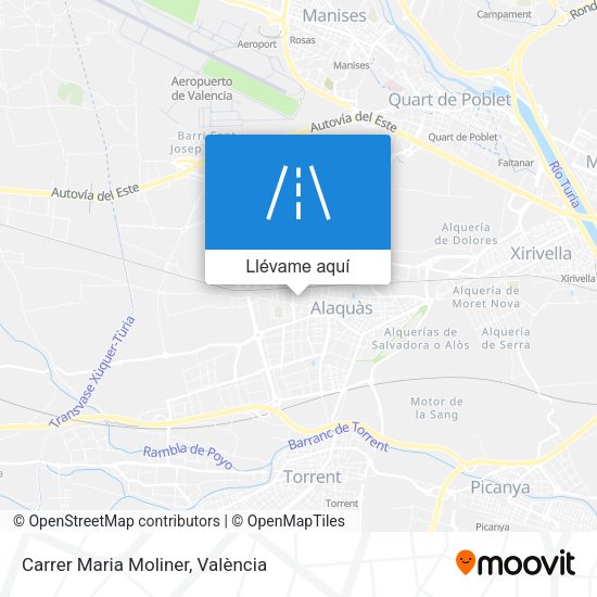 Mapa Carrer Maria Moliner