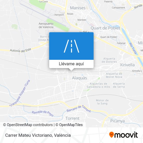 Mapa Carrer Mateu Victoriano