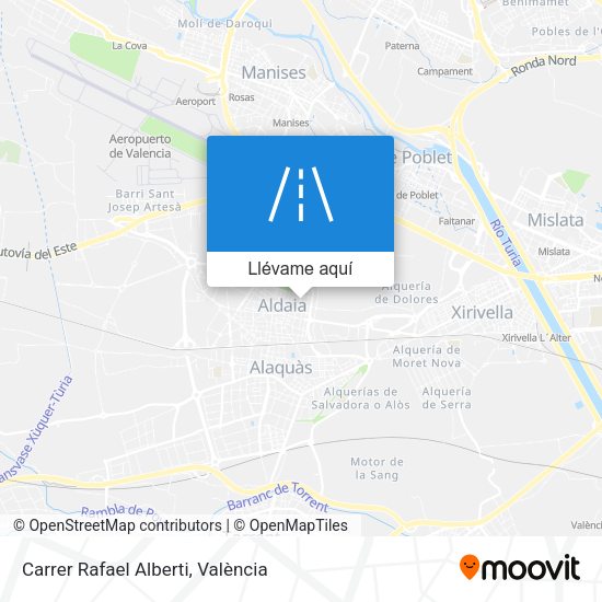 Mapa Carrer Rafael Alberti