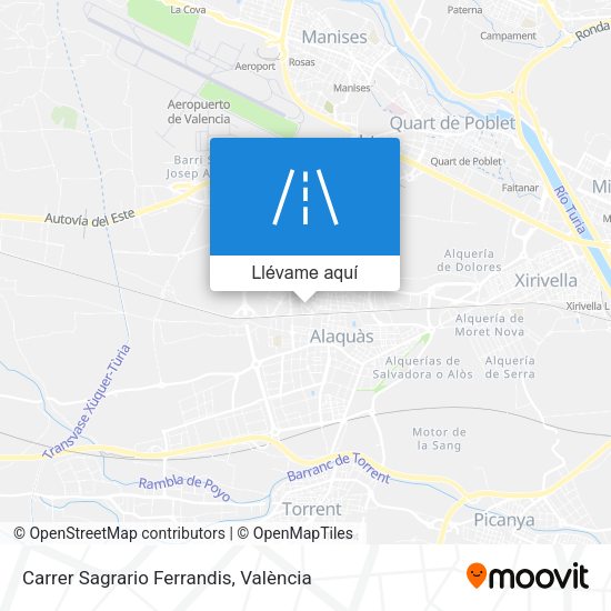 Mapa Carrer Sagrario Ferrandis
