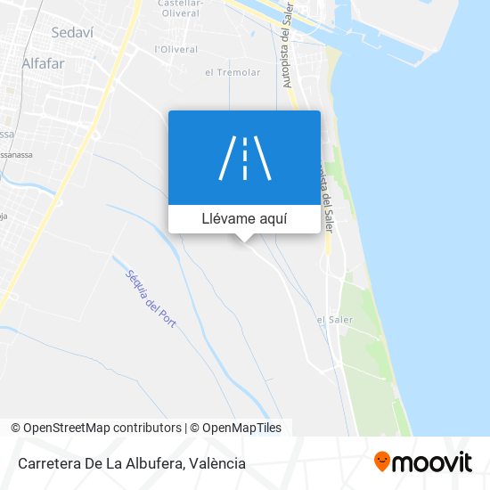 Mapa Carretera De La Albufera