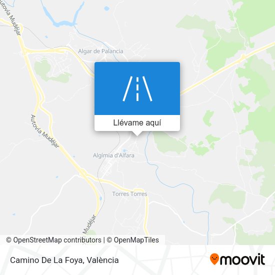 Mapa Camino De La Foya