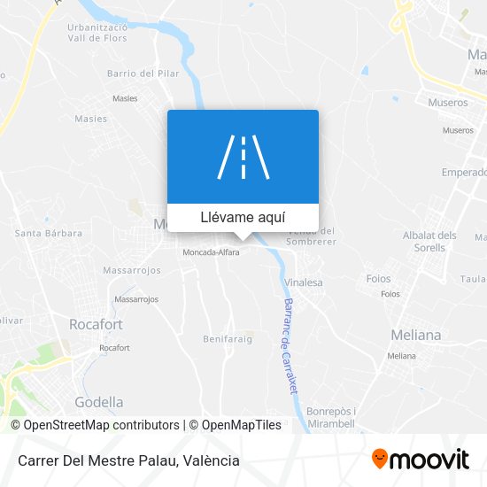 Mapa Carrer Del Mestre Palau