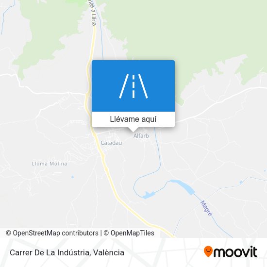 Mapa Carrer De La Indústria