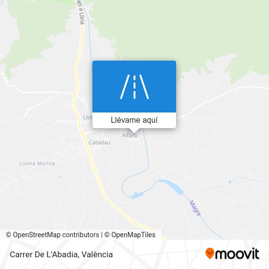 Mapa Carrer De L'Abadia