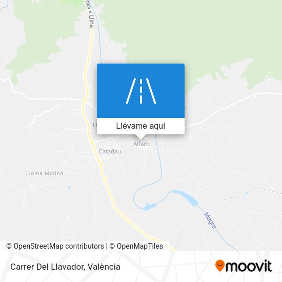 Mapa Carrer Del Llavador