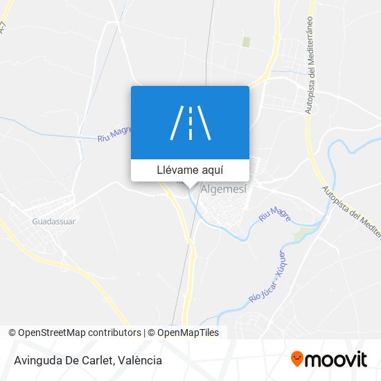 Mapa Avinguda De Carlet