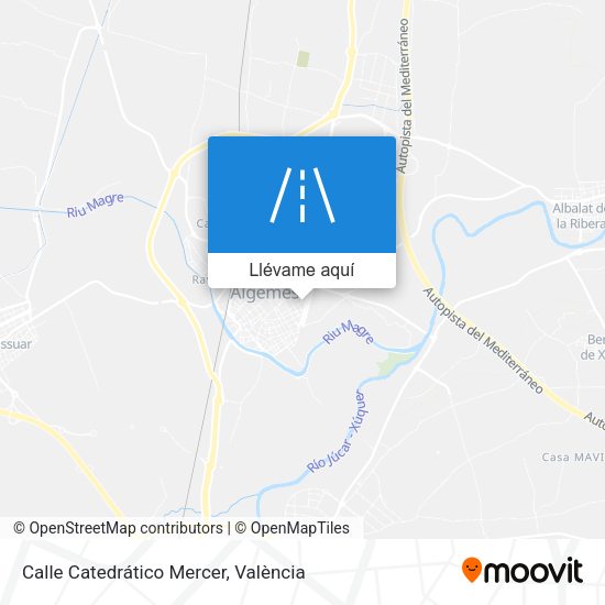 Mapa Calle Catedrático Mercer