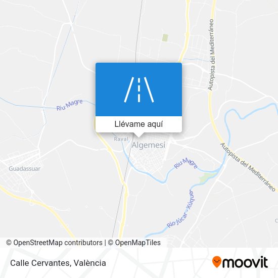 Mapa Calle Cervantes
