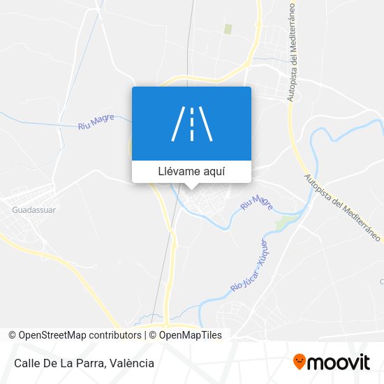 Mapa Calle De La Parra