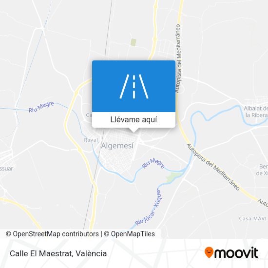 Mapa Calle El Maestrat