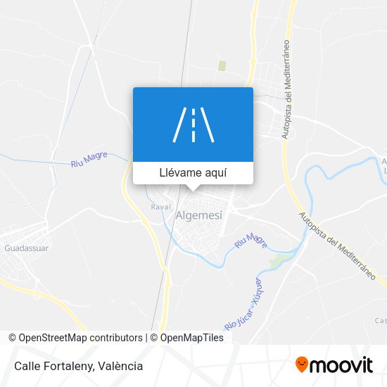 Mapa Calle Fortaleny
