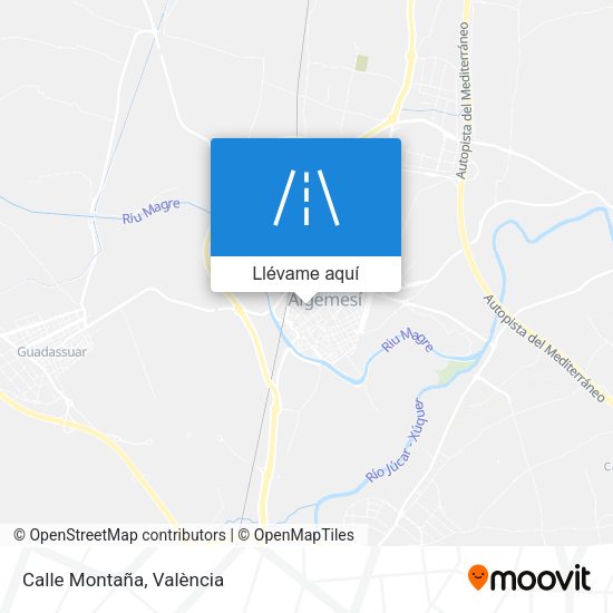 Mapa Calle Montaña