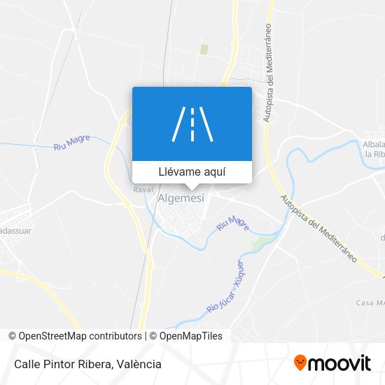 Mapa Calle Pintor Ribera
