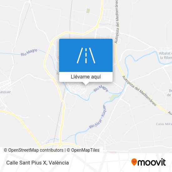 Mapa Calle Sant Pius X
