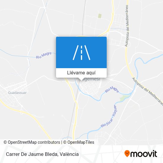 Mapa Carrer De Jaume Bleda