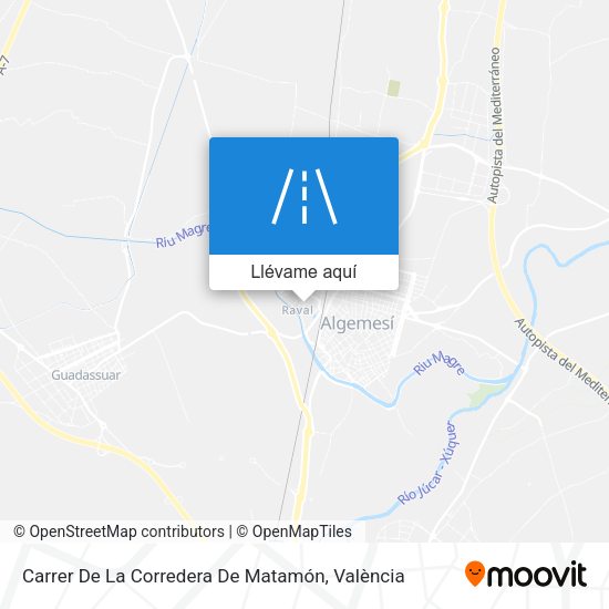 Mapa Carrer De La Corredera De Matamón