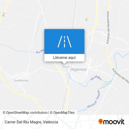 Mapa Carrer Del Riu Magre