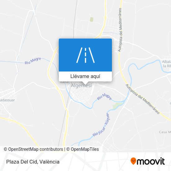 Mapa Plaza Del Cid