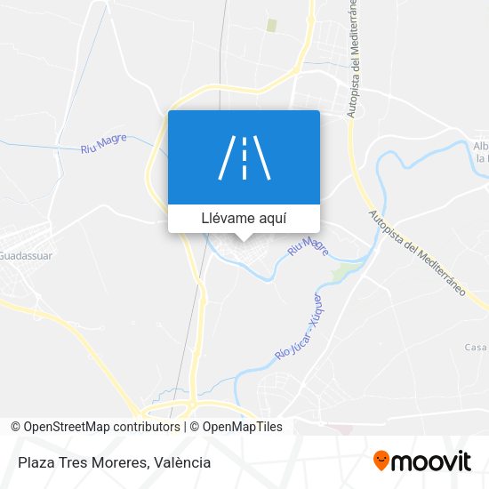 Mapa Plaza Tres Moreres