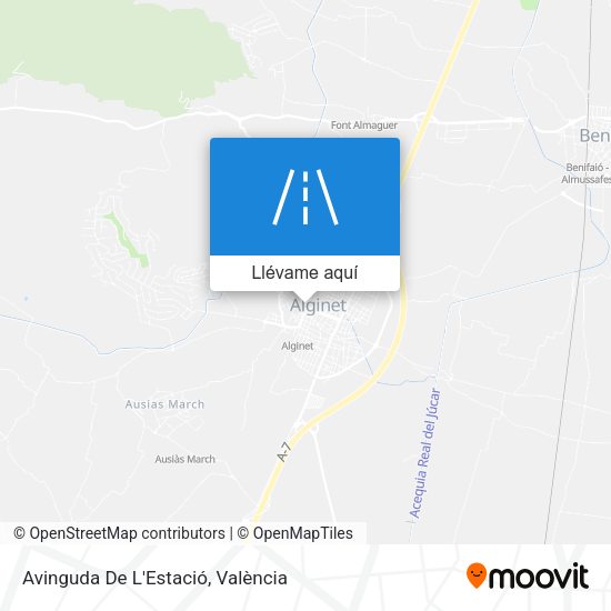 Mapa Avinguda De L'Estació