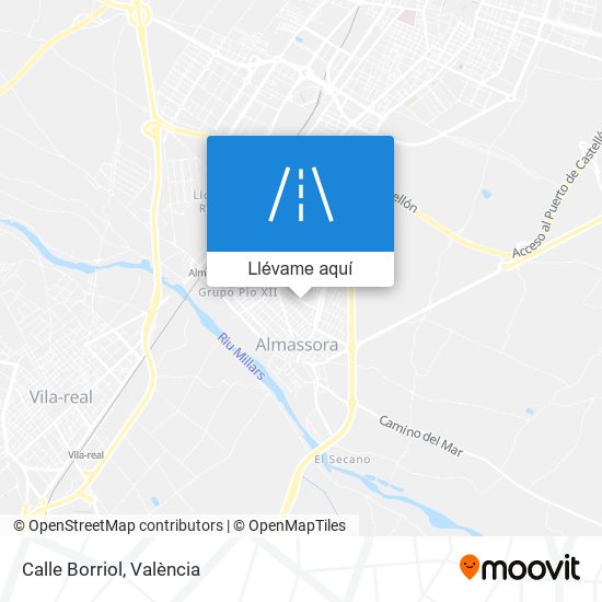 Mapa Calle Borriol