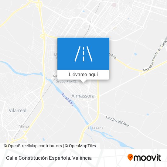 Mapa Calle Constitución Española