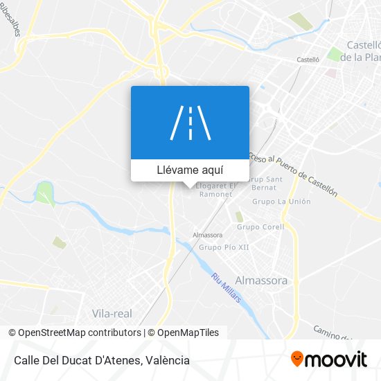Mapa Calle Del Ducat D'Atenes