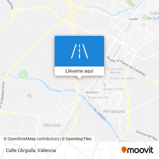 Mapa Calle L'Arguila
