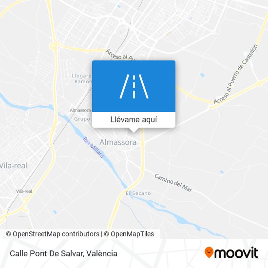 Mapa Calle Pont De Salvar