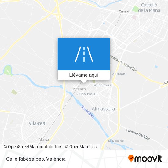 Mapa Calle Ribesalbes
