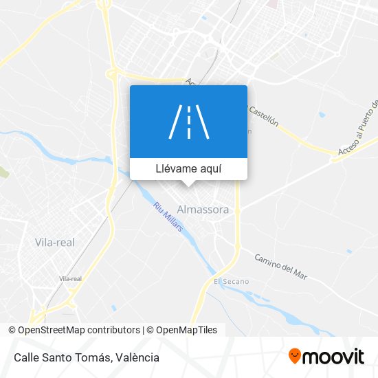 Mapa Calle Santo Tomás