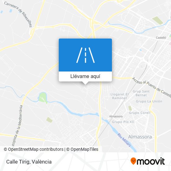 Mapa Calle Tírig