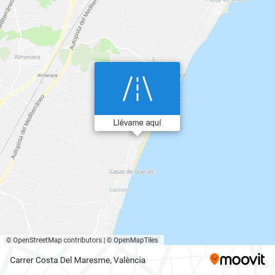 Mapa Carrer Costa Del Maresme