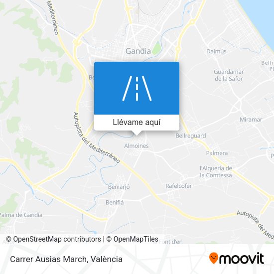 Mapa Carrer Ausias March