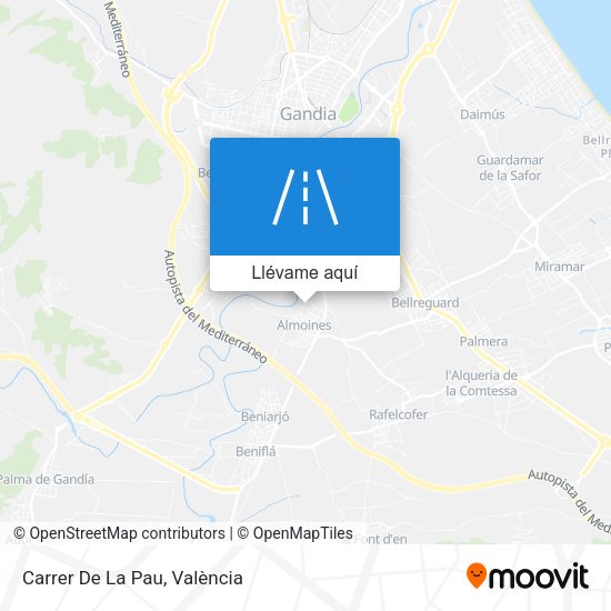 Mapa Carrer De La Pau