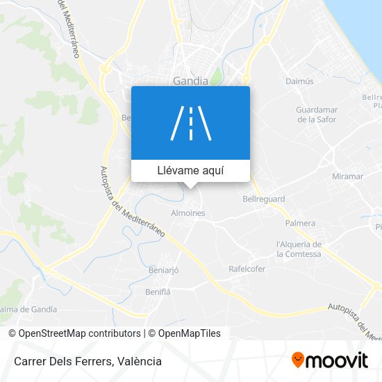 Mapa Carrer Dels Ferrers
