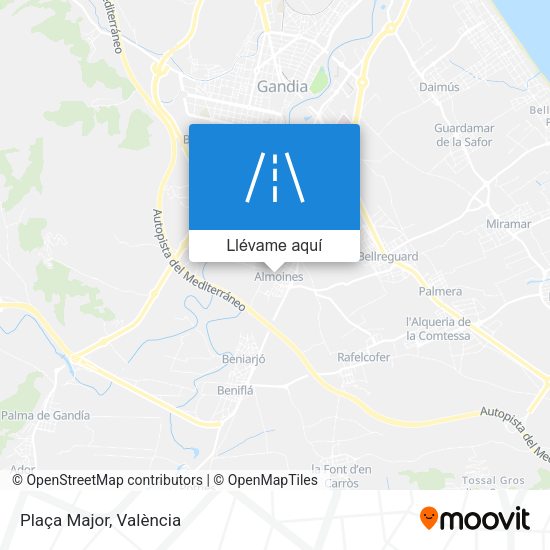 Mapa Plaça Major