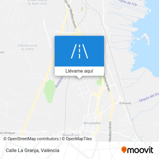 Mapa Calle La Granja