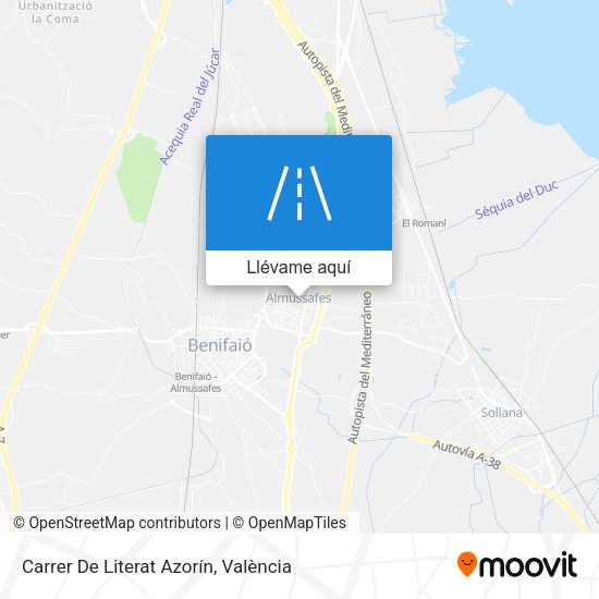 Mapa Carrer De Literat Azorín