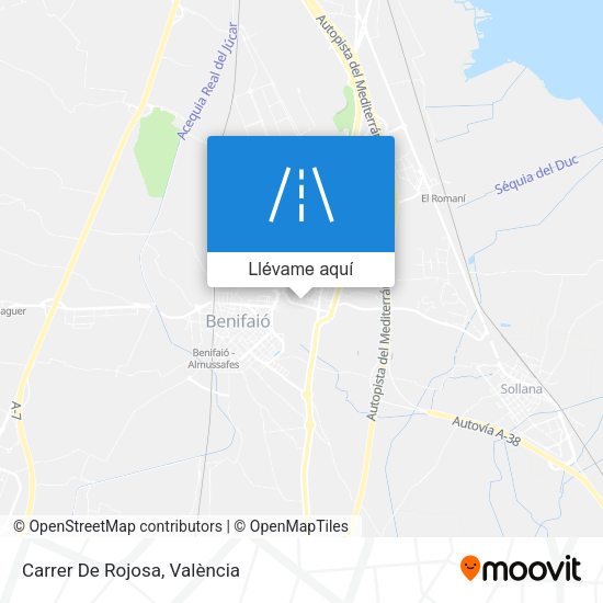 Mapa Carrer De Rojosa