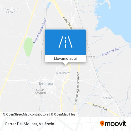 Mapa Carrer Del Molinet