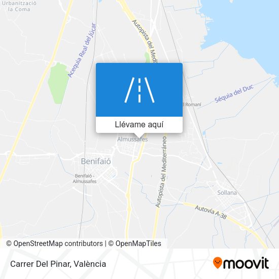 Mapa Carrer Del Pinar