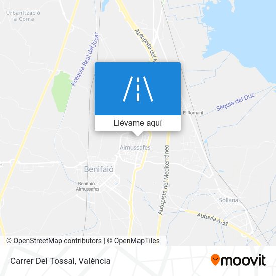 Mapa Carrer Del Tossal