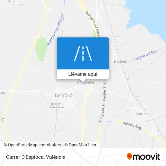 Mapa Carrer D'Espioca