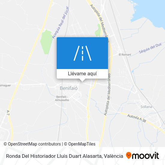 Mapa Ronda Del Historiador Lluís Duart Alasarta