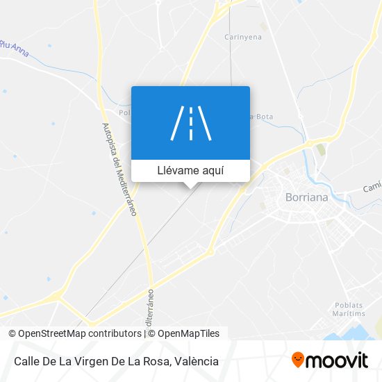 Mapa Calle De La Virgen De La Rosa