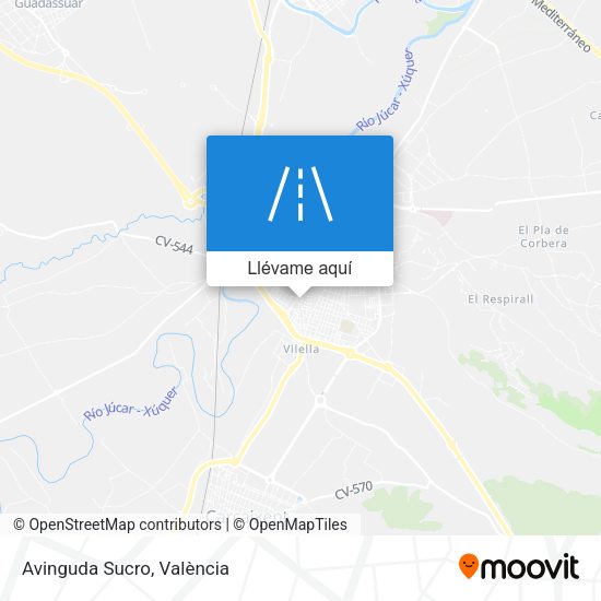Mapa Avinguda Sucro